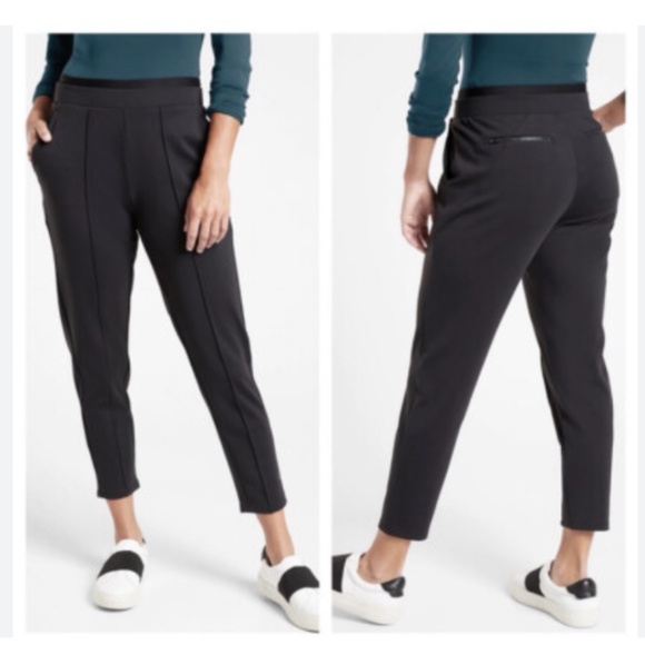 ATHLETA Pintuck Pants Black Size Small - Picture 2 of 11